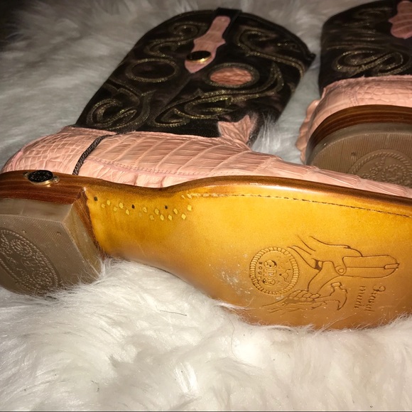 🌟 {New} REAL ALLIGATOR SKIN Boots // Dos de Oro - Picture 2 of 6